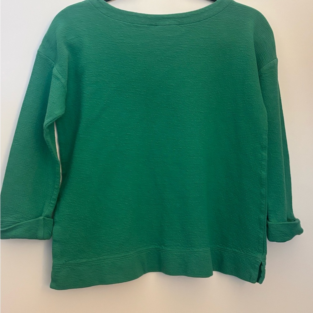 J. Jill Vibrant Green Knit Top